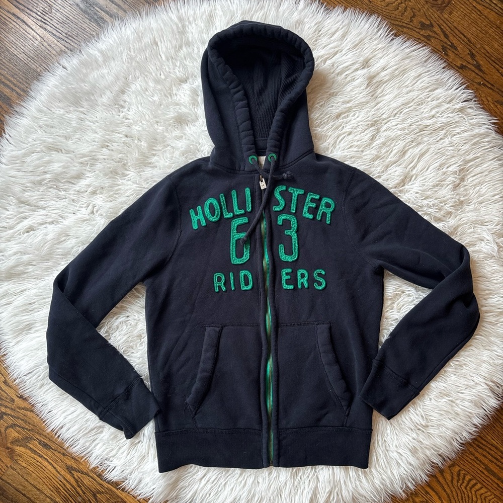 Vintage Mens Hollister Full Zip Hoodie